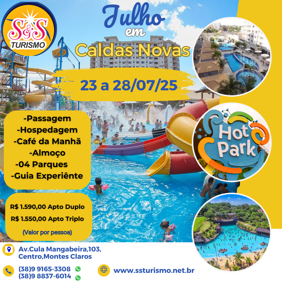 Julho em Caldas Novas