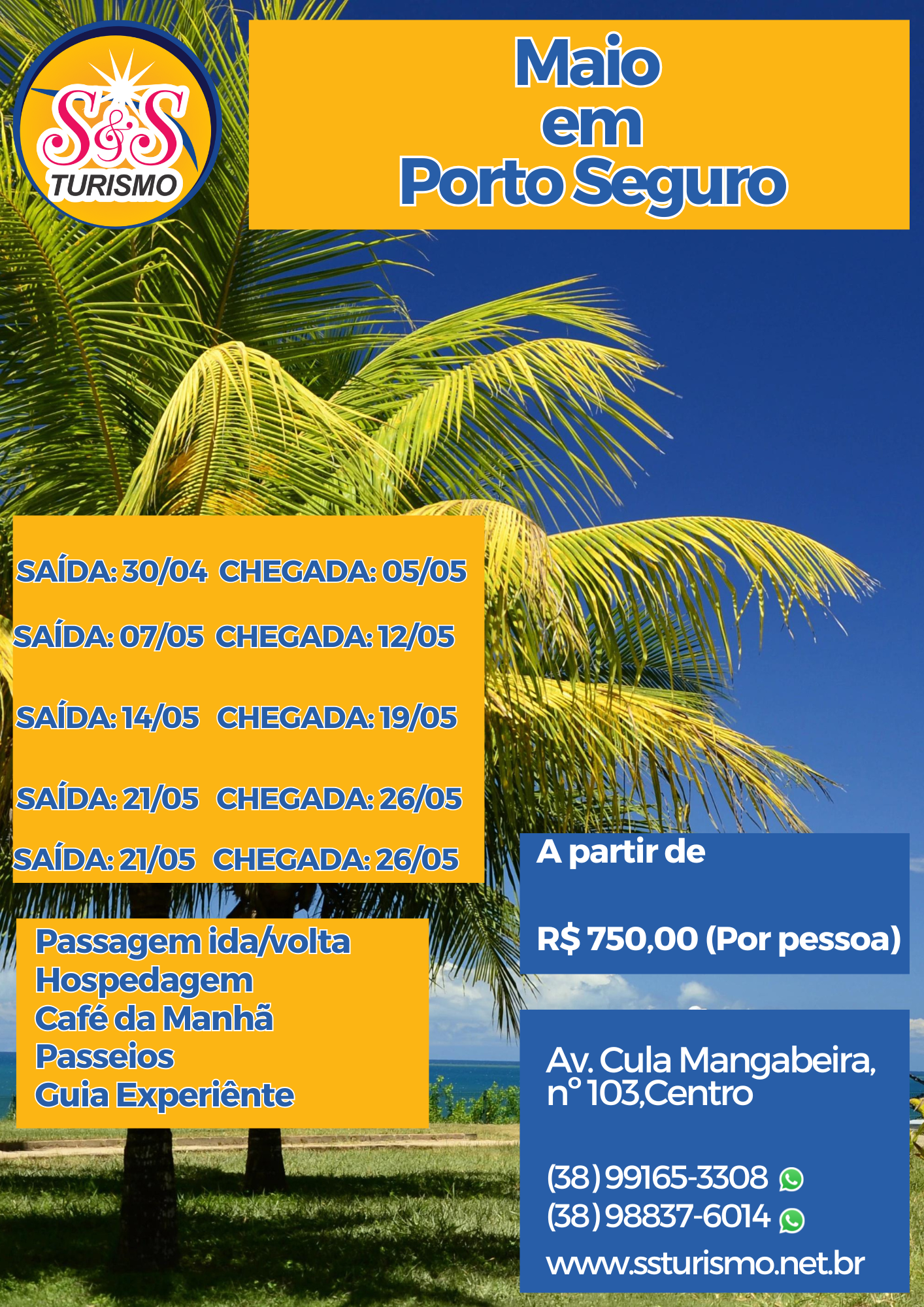 Maio em Porto Seguro